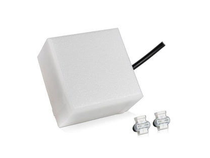 LED-belysningssten 10x10x6 cm Hvid