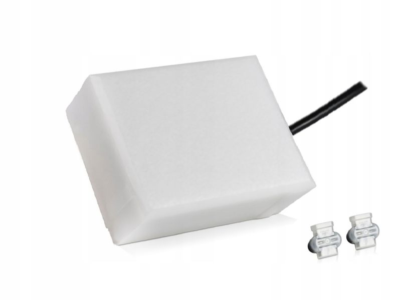 LED-belysningssten 10x14x6 cm Hvid