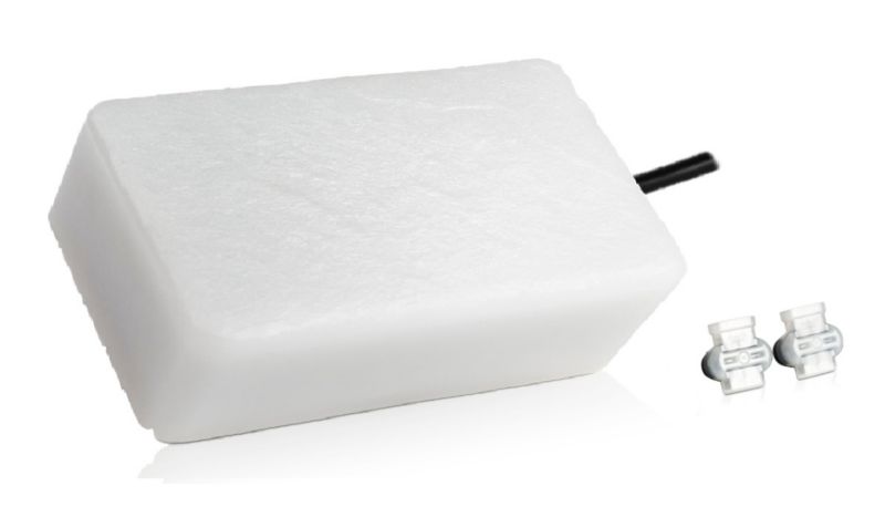 LED-belysningssten 10x20x6 cm Hvid