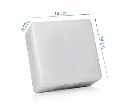 LED-belysningssten 14x14x6 cm Sæt 16 stk