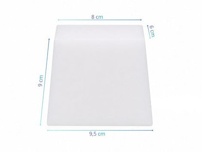 LED-belægningssten Piccola 8x9x9,5x6 cm Hvid Sæt med 10 stk | 5901885536330
