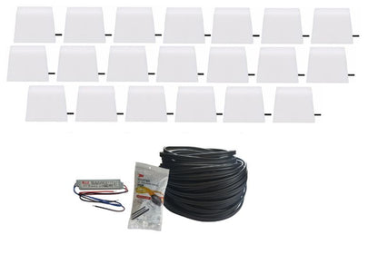 LED-belysningssten Piccola 8x9x9,5x6 cm Sæt 20 stk