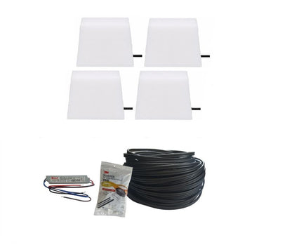 LED-belysningssten Piccola 8x9x9,5x6 cm Sæt 4 stk