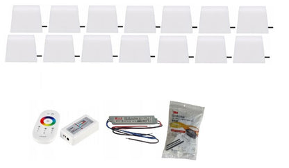 LED-belysningssten Piccola RGB 8x9x9,5x6 cm Sæt 14 stk
