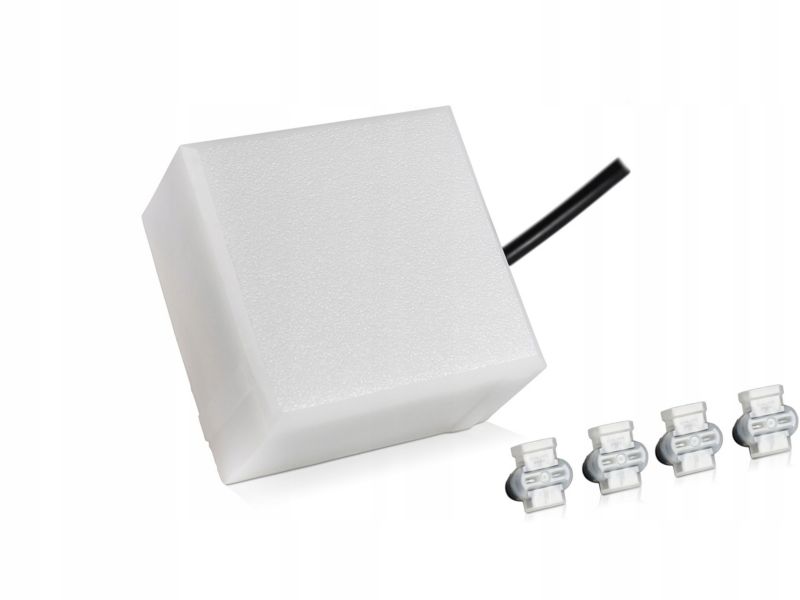LED-belysningssten 10x10x6 cm RGB Multifarvet