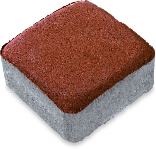 Polbruk Nostalite 4 cm rød betonflise