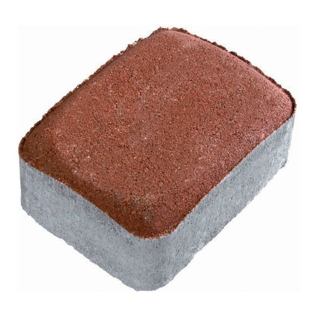 Polbruk Nostalite 6 cm rød betonflise