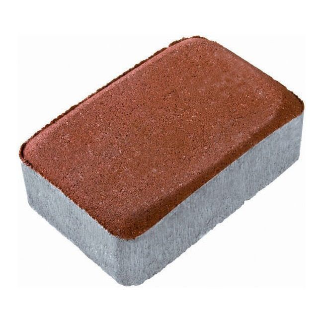 Polbruk Nostalite 6 cm rød betonflise