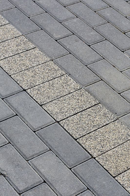 Polbruk rektangulær chaussésten 6 cm grafit