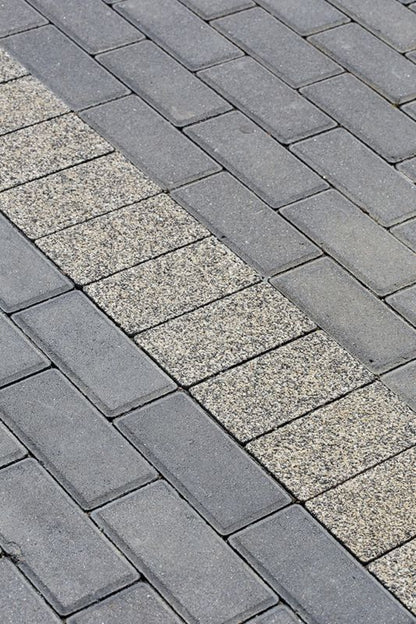 Polbruk rektangulær chaussésten 6 cm grafit