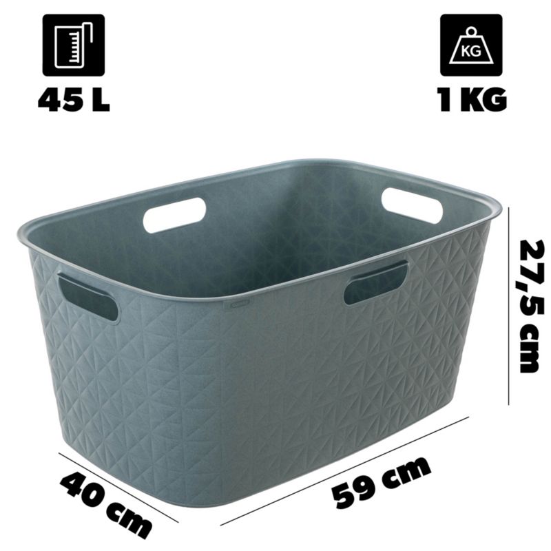 Curver Softex opvaskekurv 45L turkis