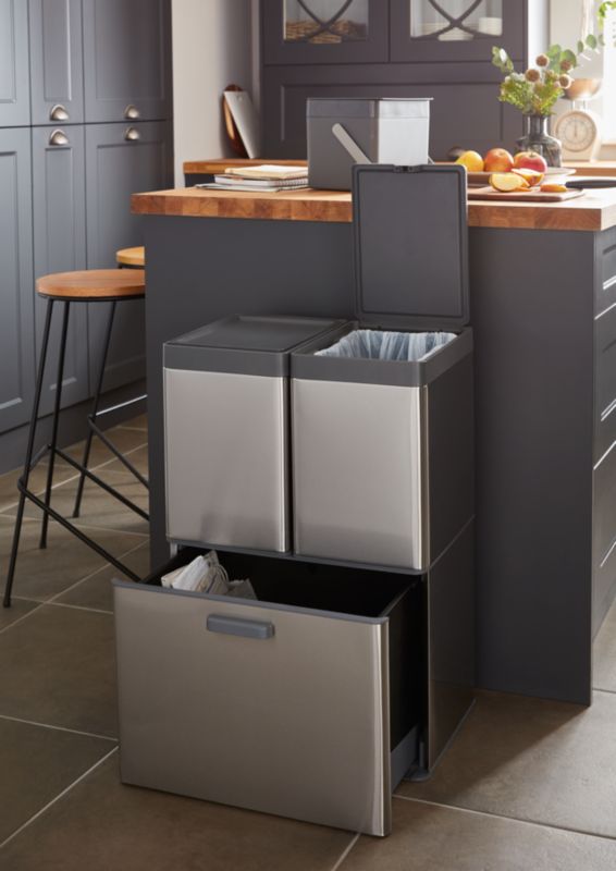 GoodHome Kora skuffe affaldssorteringsspand L 28 l