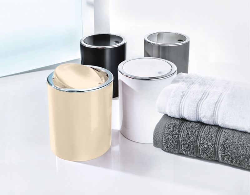 Kosmetikspand Clap Mini 1,5 L Hvid ABS med Vippelåg