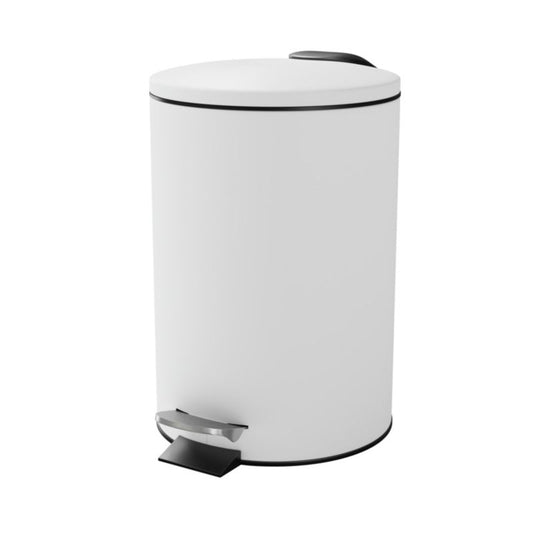 GoodHome Koros badeværelsesspand med soft-close, 3 l, hvid