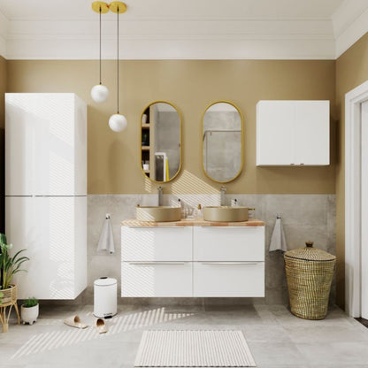 GoodHome Koros badeværelsesspand med soft-close, 3 l, hvid