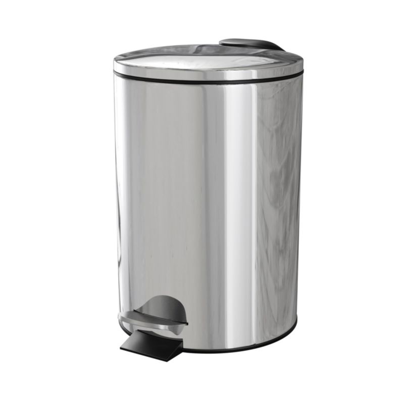 GoodHome Koros badeværelsesspand med soft-close, 3 l, krom