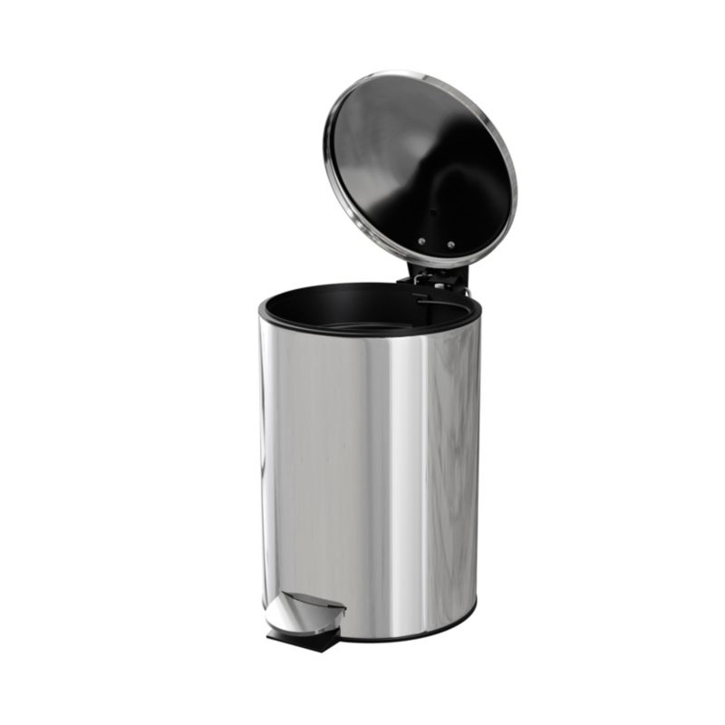 GoodHome Koros badeværelsesspand med soft-close, 3 l, krom