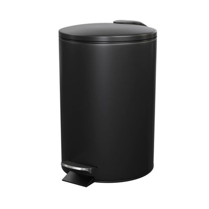 GoodHome Koros badeværelsesspand med soft-close, 3 l, mat-sort
