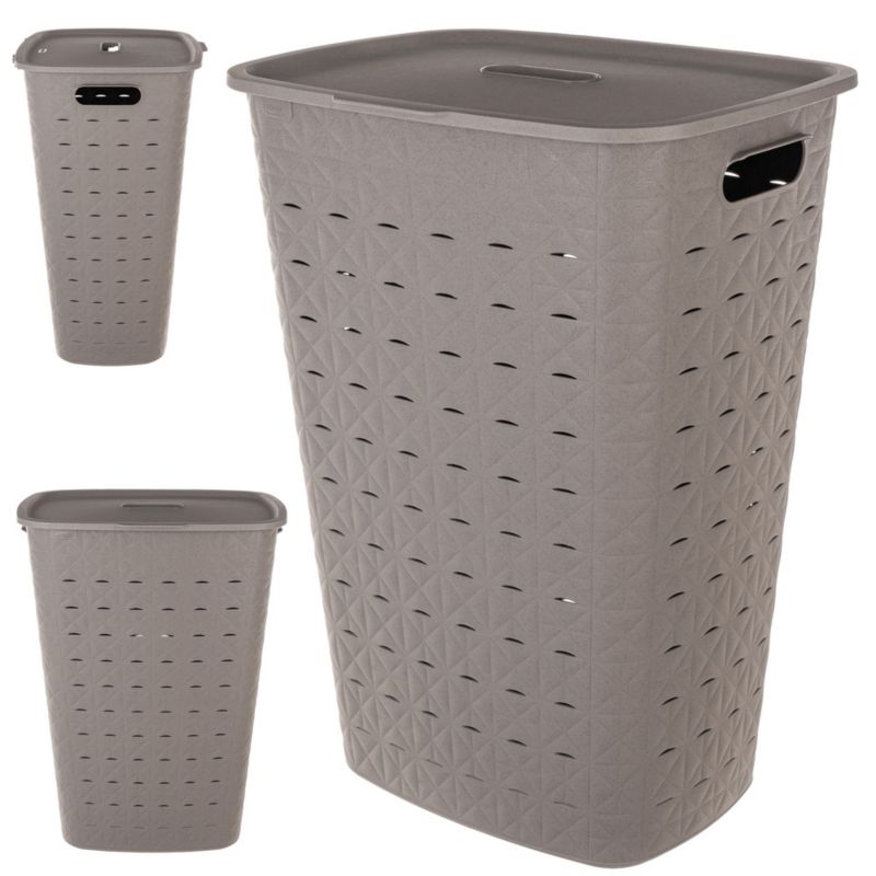Opbevaringskurv Softex 56L Beige Plast 1 stk.