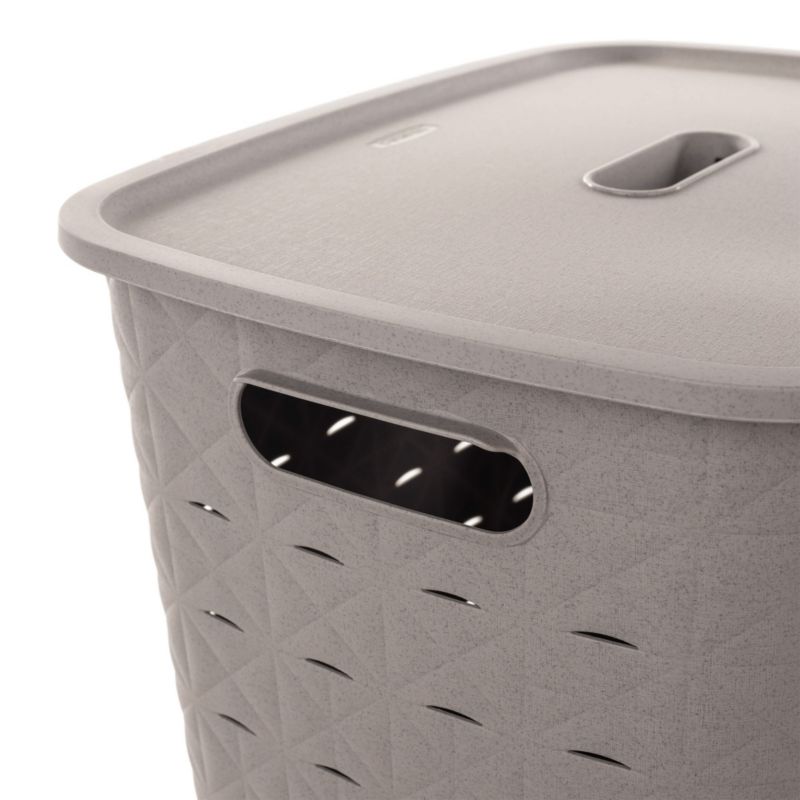 Curver Softex vasketøjskurv 56L beige 1 stk.