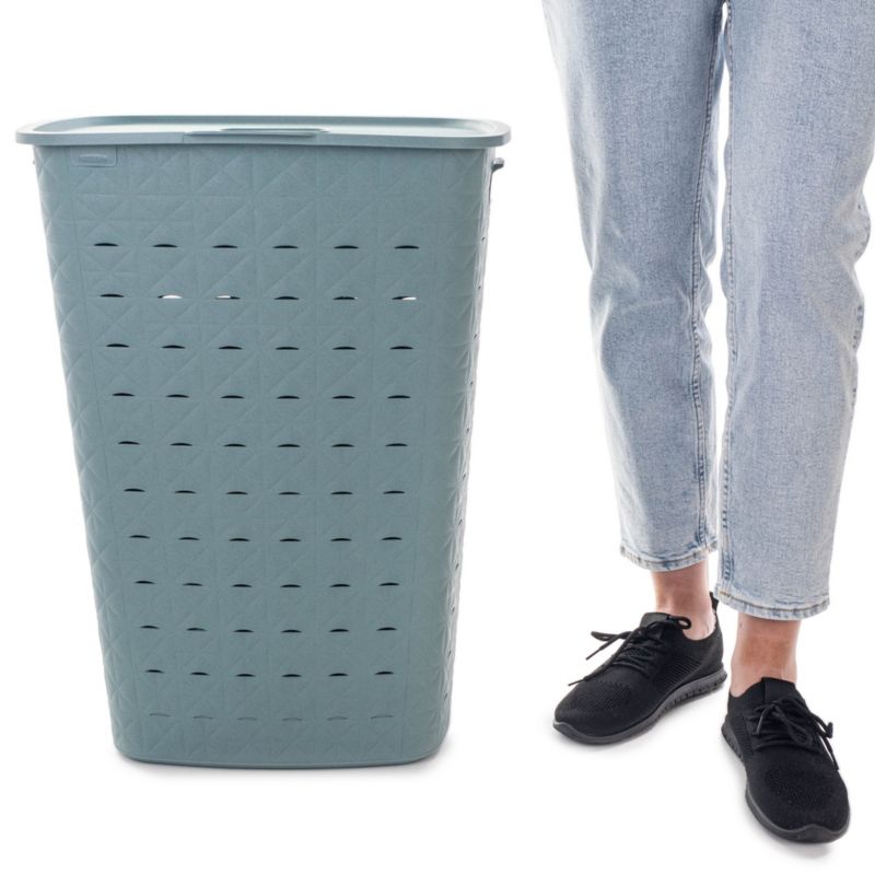 Curver Softex vasketøjskurv 56L turkis 1 stk.