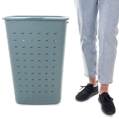 Curver Softex vasketøjskurv 56L turkis 1 stk.