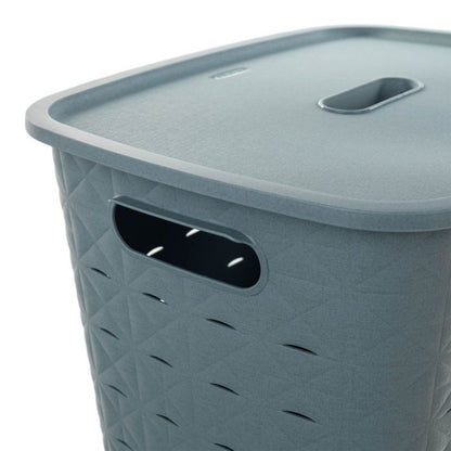 Curver Softex vasketøjskurv 56L turkis 1 stk.