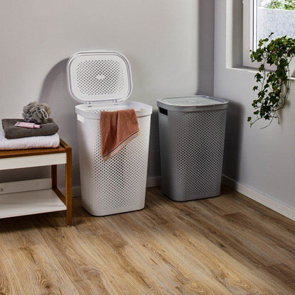 Vasketøjskurv Infinity 60 L Hvid