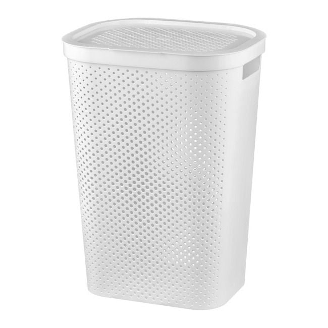 Vasketøjskurv Infinity 60 L Hvid