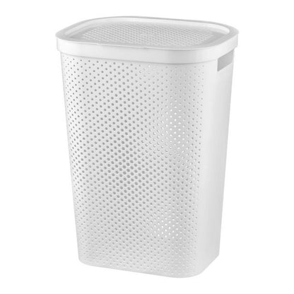 Vasketøjskurv Infinity 60 L Hvid