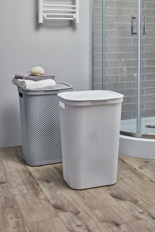 Curver Infinity 60 l vasketøjskurv i grå