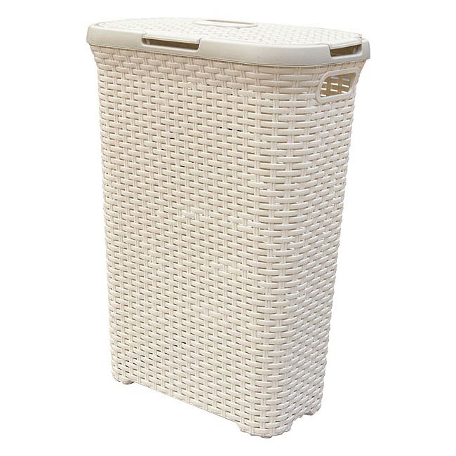 Curver Natural Style vasketøjskurv 40 l i cremefarve