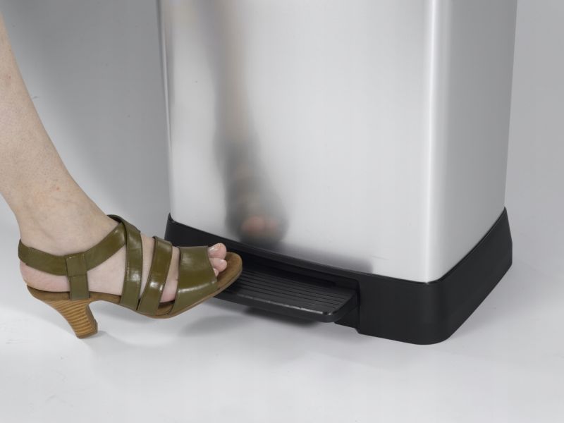 50 L affaldsspand Curver Deco Bin, metaliseret