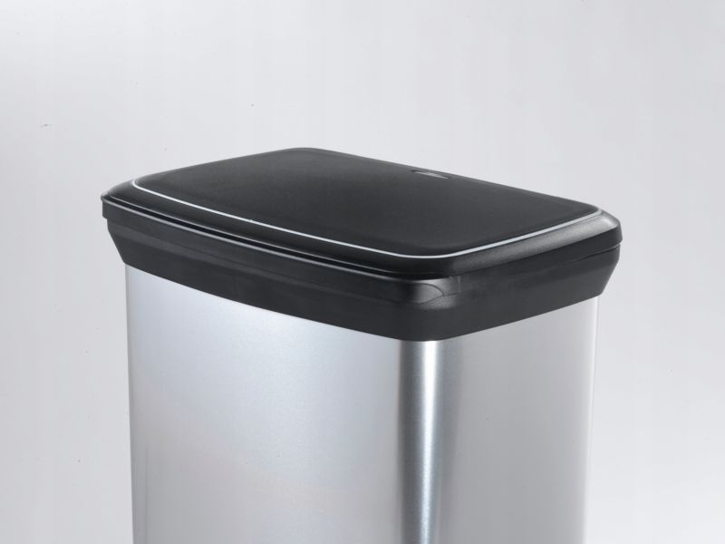 50 L affaldsspand Curver Deco Bin, metaliseret