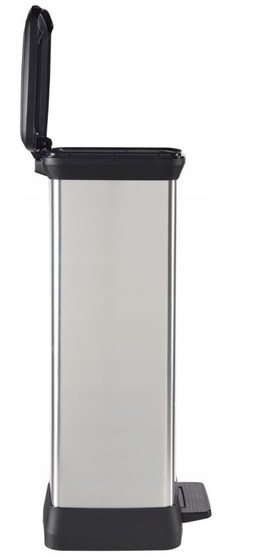 50 L affaldsspand Curver Deco Bin, metaliseret