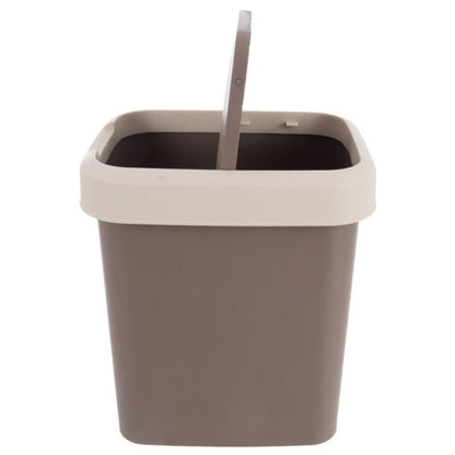 Affaldsspand Plast Brun 12 L med Vippelåg 27 x 22 x 31 cm