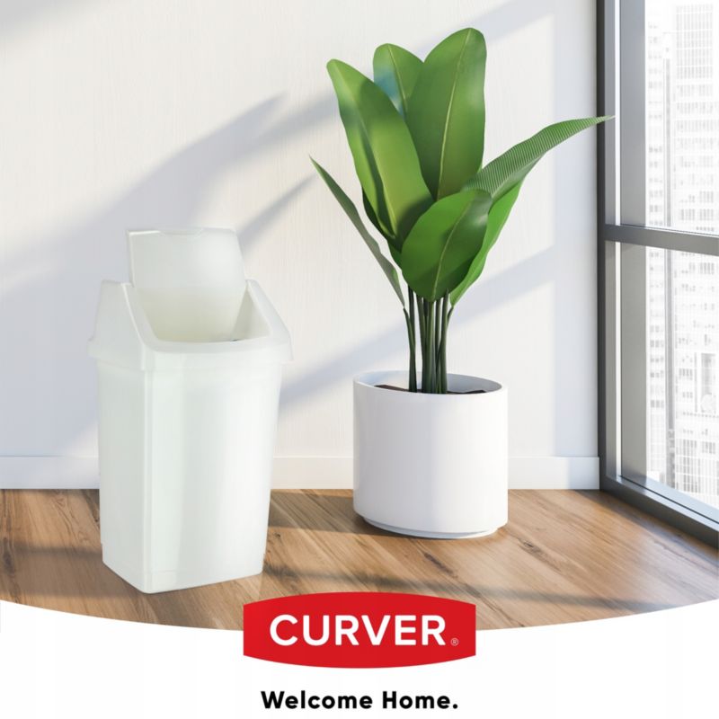 Affaldsspand Curver Click-IT 15L, hvid