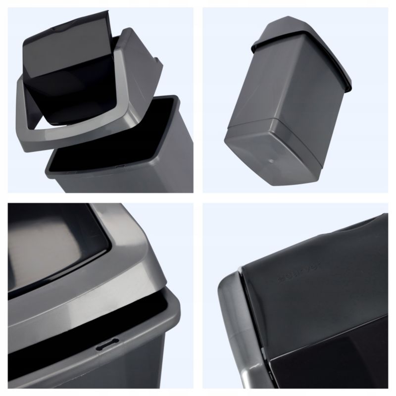 Affaldsspand Curver Click-IT 15L, grafit