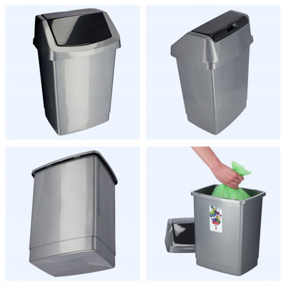 Affaldsspand Curver Click-IT 15L, grafit