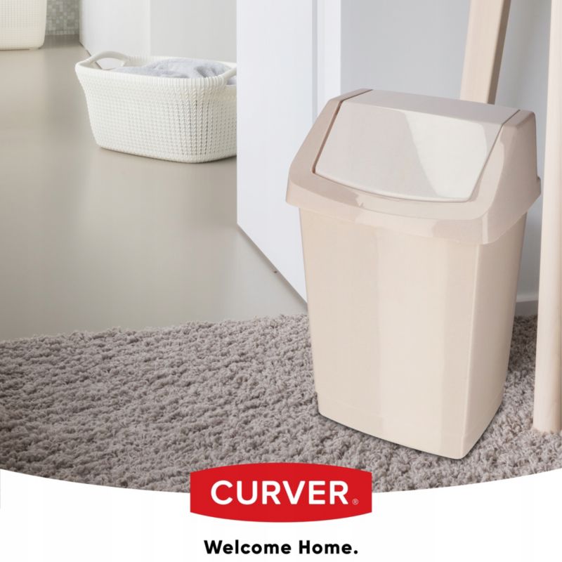 Affaldsspand Curver Click-IT 25L, beige