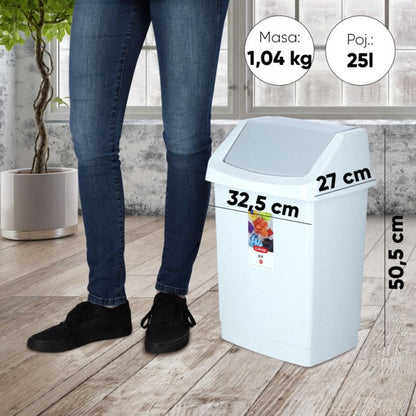 Affaldsspand Curver Click-IT 25L, grå