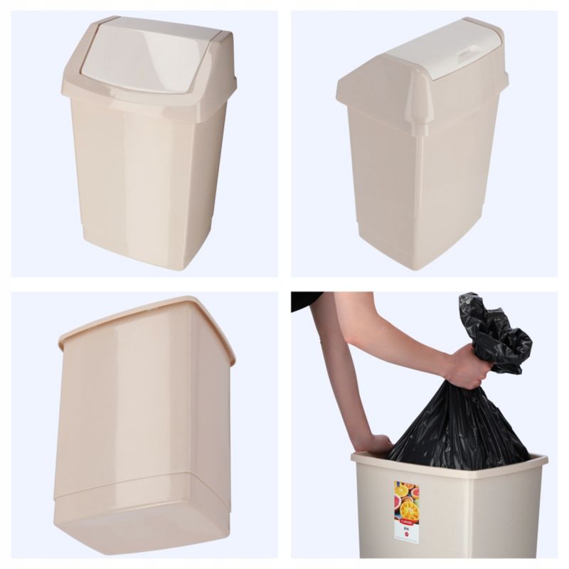 Affaldsspand Curver Click-IT 50L, beige