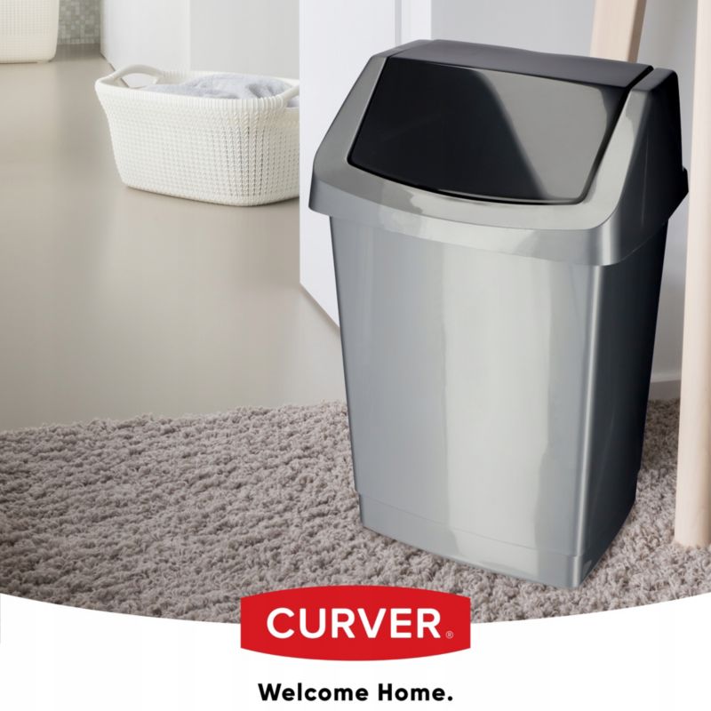 Curver Click-IT affaldsspand 50L, grafit