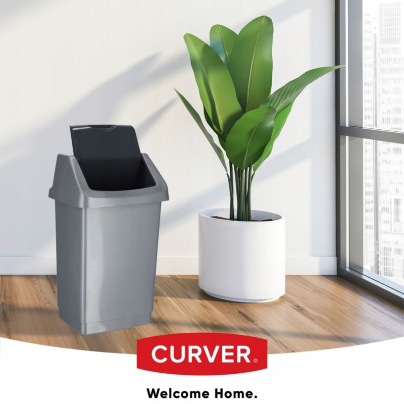 Curver Click-IT affaldsspand 50L, grafit