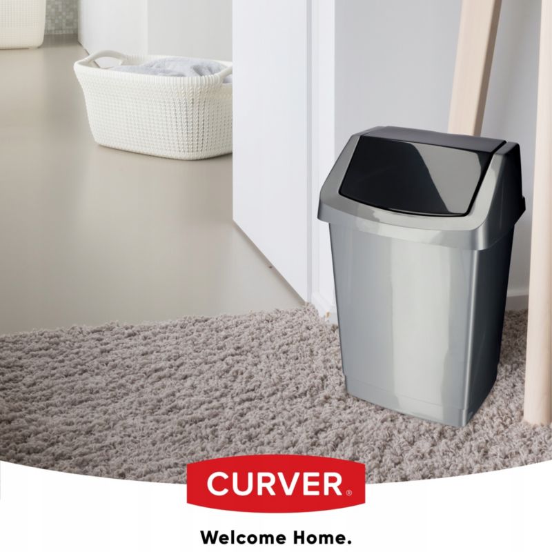 Curver Click-IT skraldespand 9L, grafit