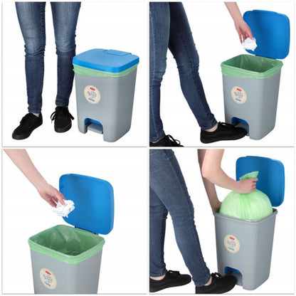 Curver Essentials skraldespand 20L, blå
