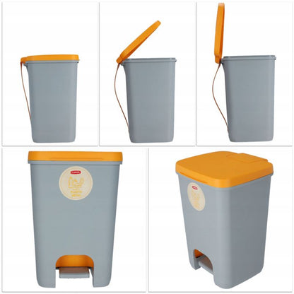Curver Essentials affaldsspand 20L, gul