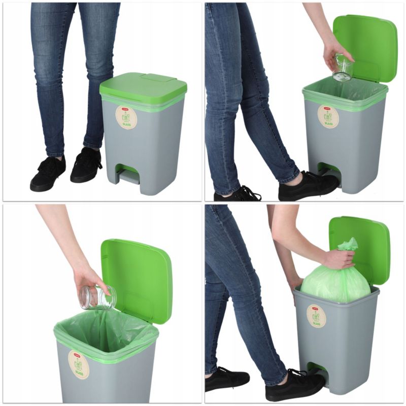 Curver Essentials affaldsspand 20L, grøn