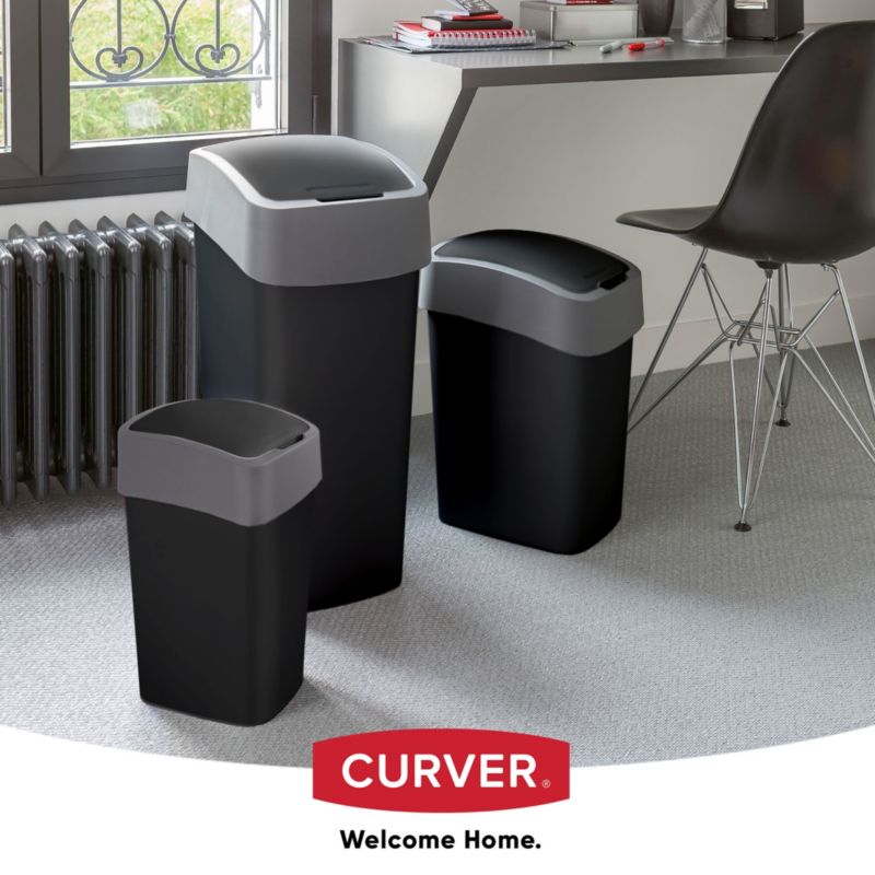 Curver Flip Bin affaldsspand 10L, sort