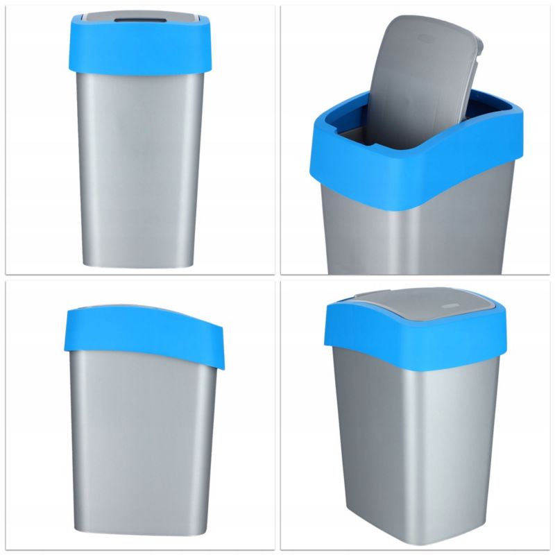 Curver Flip Bin 10L affaldsspand, blå